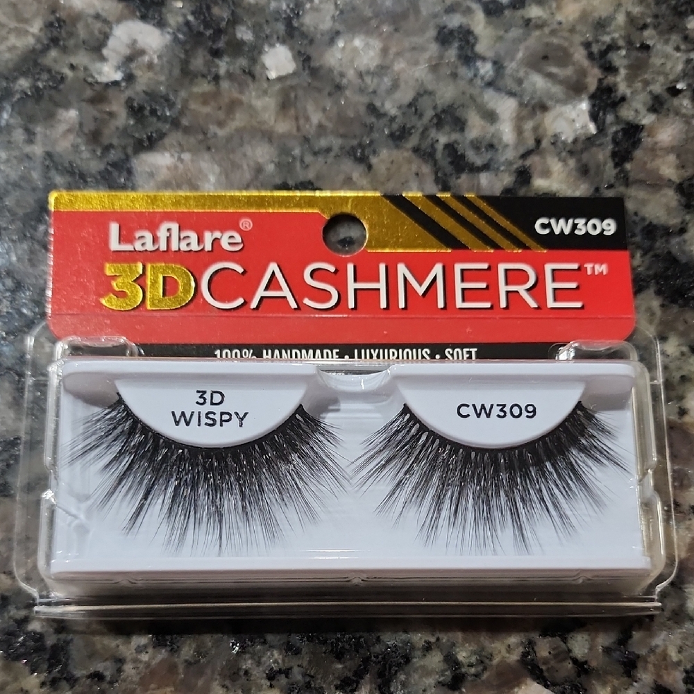 Laflare 3D Cashmere CW309 Wispy False Eyelashes - Black
